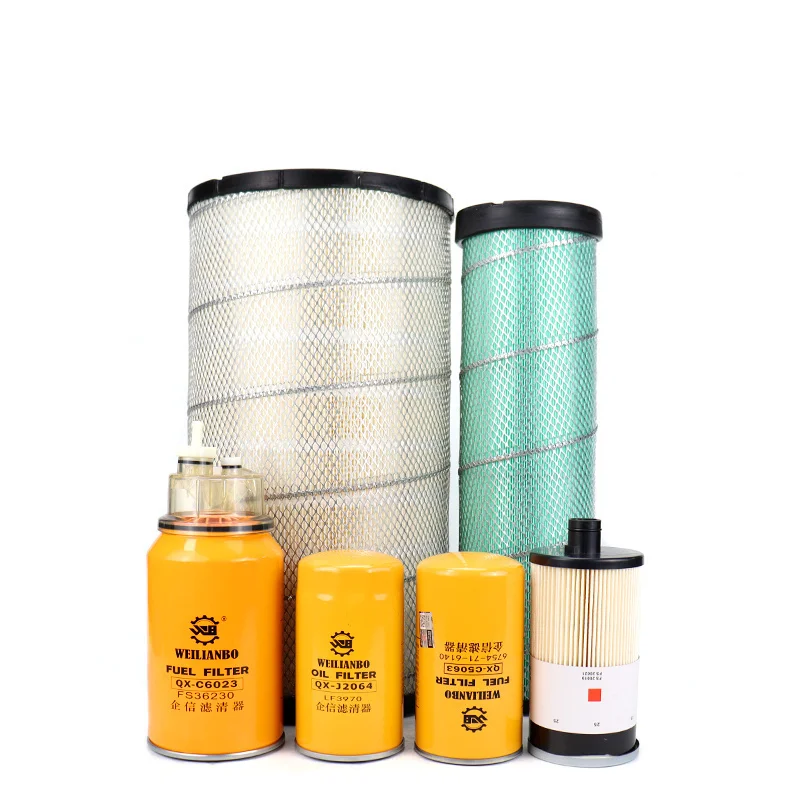 For lonking 225E 6225E New Oil Diesel Air Oil Water Hydraulic Filter Vehicle Maintenance excavator accessories Free shipping