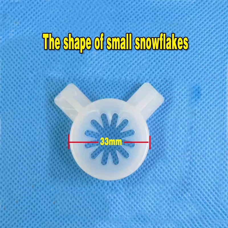 Ice cream cone machine Petal Snowflake Flower mouth Shaped hat Ice cream machine accessories Discharge port Flower mouth