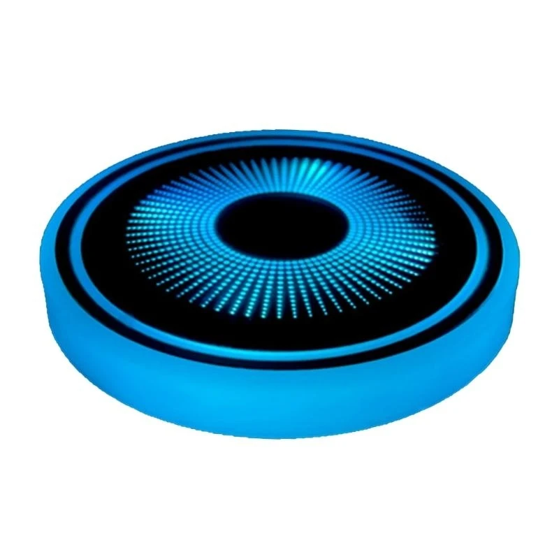 USB Rechargeable LED Cup Mat Holder Lights Antislip Design for Enhanced Driving