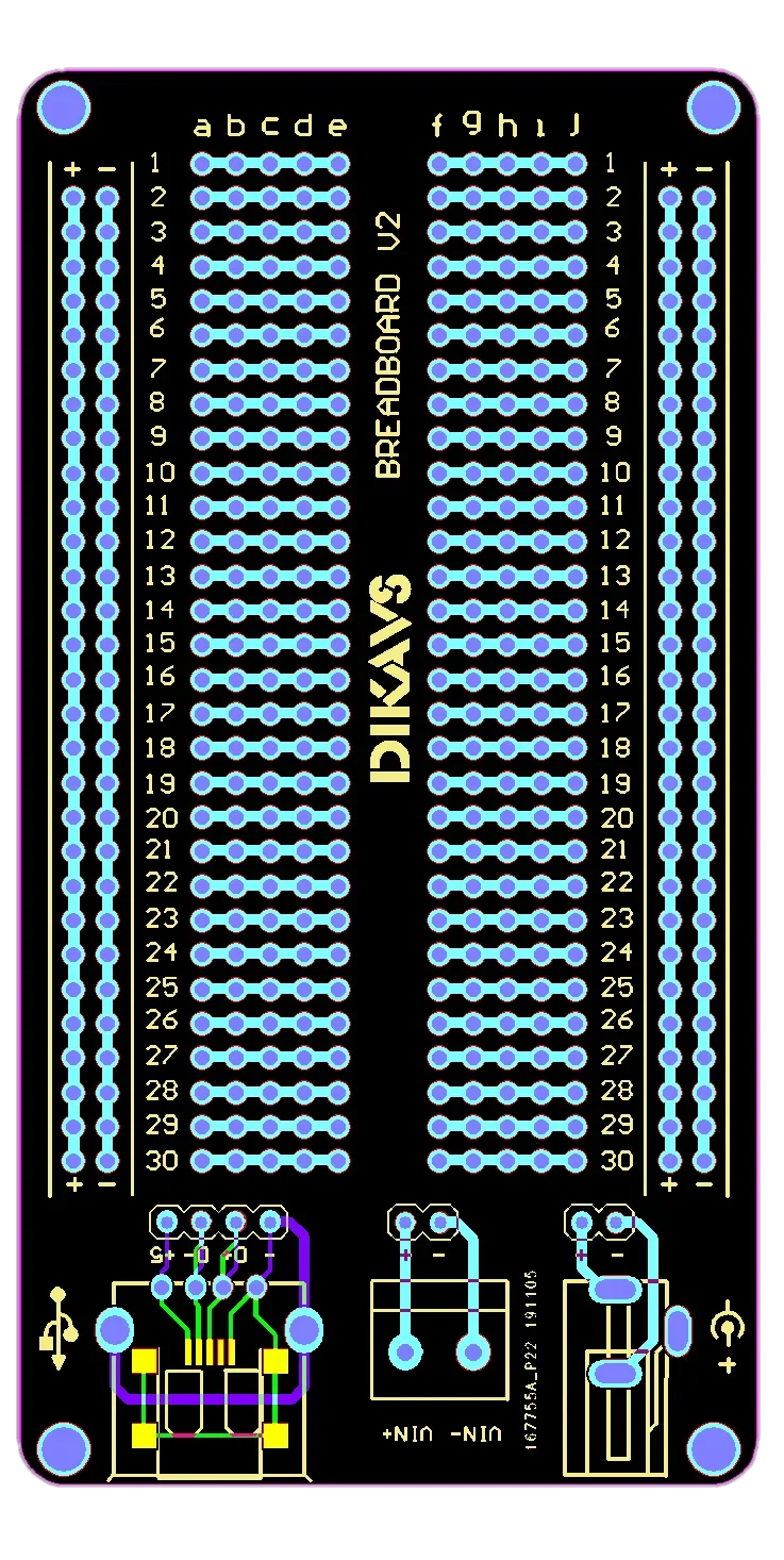 High Quality Gold Plating Solder-able Breadboard Prototype Pcb Prototype Board for Arduino