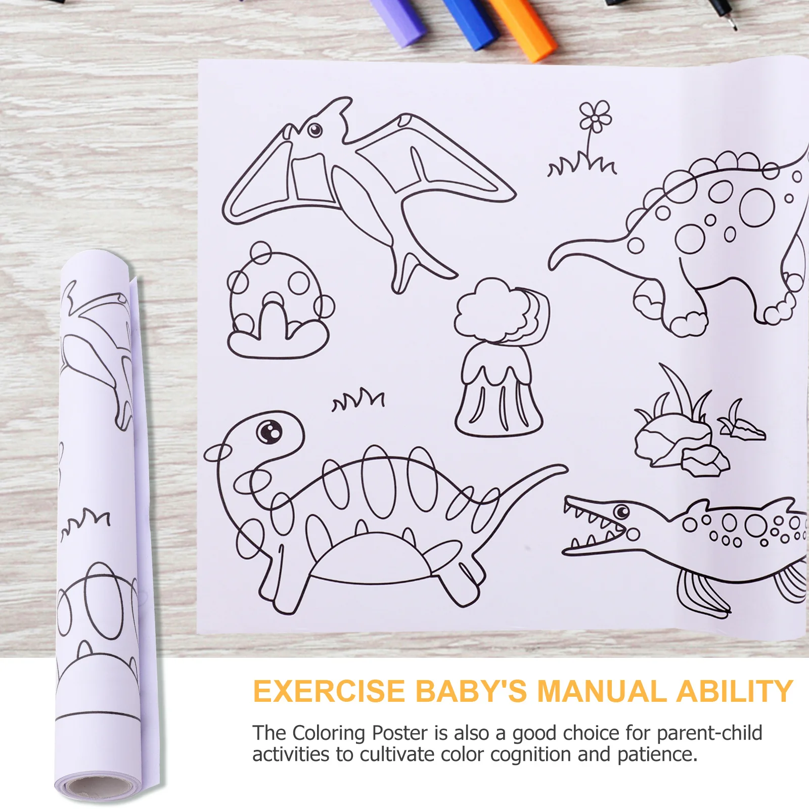 1 ロール画用紙ロール落書きアート DIY 着色ポスター絵画トレーシングペーパースケッチ用品パーティー