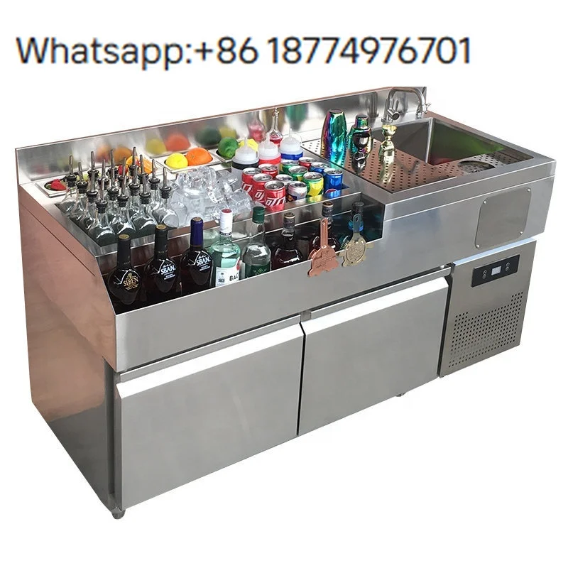 

OEM/ODM в наличии: Барная станция из нержавеющей стали для ресторанов и коктейль-баров, рабочая станция бармена