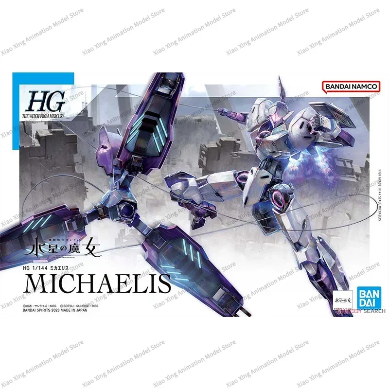 Bandai Original GUNDAM HG Anime The Witch From Mercury MICHAELIS Action Figure Assembly Model Toys Model Gifts for Children