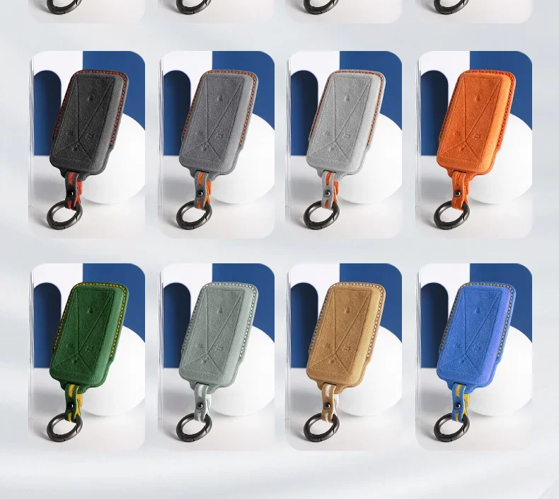 Alcantara-Wildleder-Schutzhülle für die Smart-Key-Fernbedienung von Avatr Avita 11 12, Schlüsselanhänger-Zubehör 2024 2023 – Detail 4