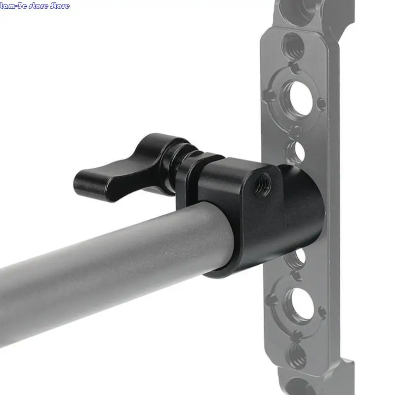 D0UA Capilla soporte sola varilla 15 mm con pasadores localización tornillo rosca 3/8 pulgadas