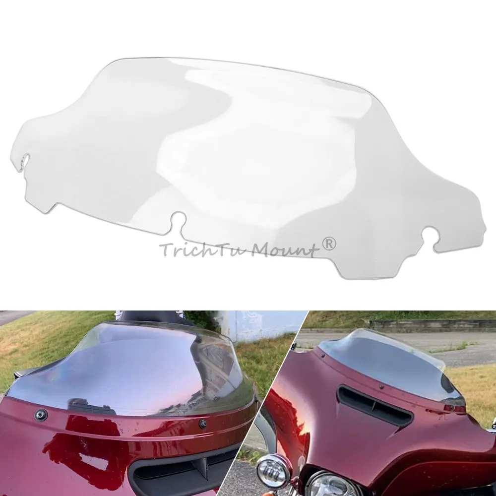 

For Harley Touring Electra Street Glide FLHX FLHTCU FLHT 2014-2025 7" Motorcycle Clear Fairing Windscreen Windshield Accessories