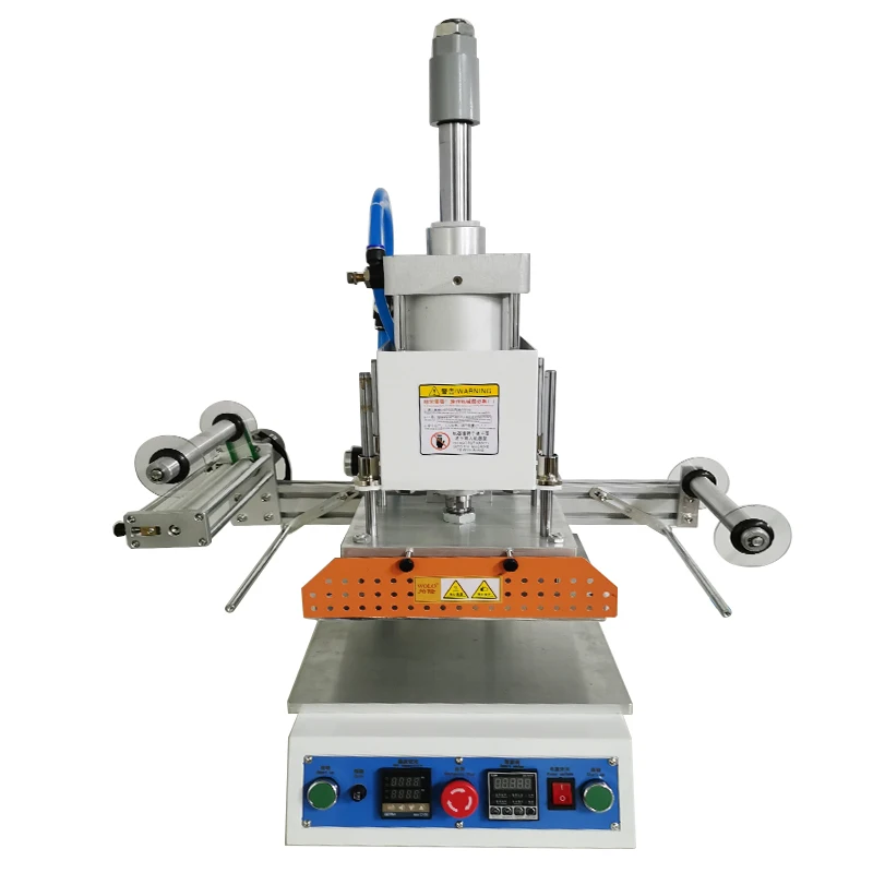 WL-DD03D Automatic Hot Foil Press Stamping Machine 20x30cm for Leather Paper Wood Plastic Industrial Production Manufacturing