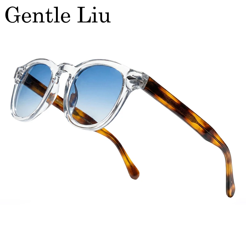 2026 Fashion Vintage Square Sunglasses For Men Classic Small Round Frame Rivet Sun Glasses Luxury Designer Change Color Shades