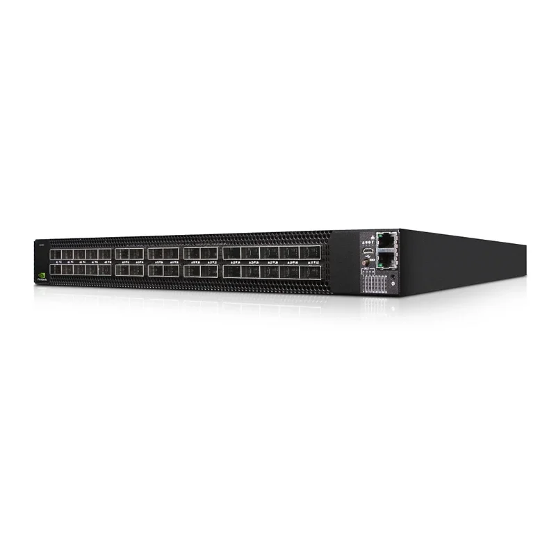 NVIDIA Mellanox MSN3700-CS2F Onyx System Spectrum-2 100GbE 1U Open Ethernet Switch 32x100GbE QSFP28