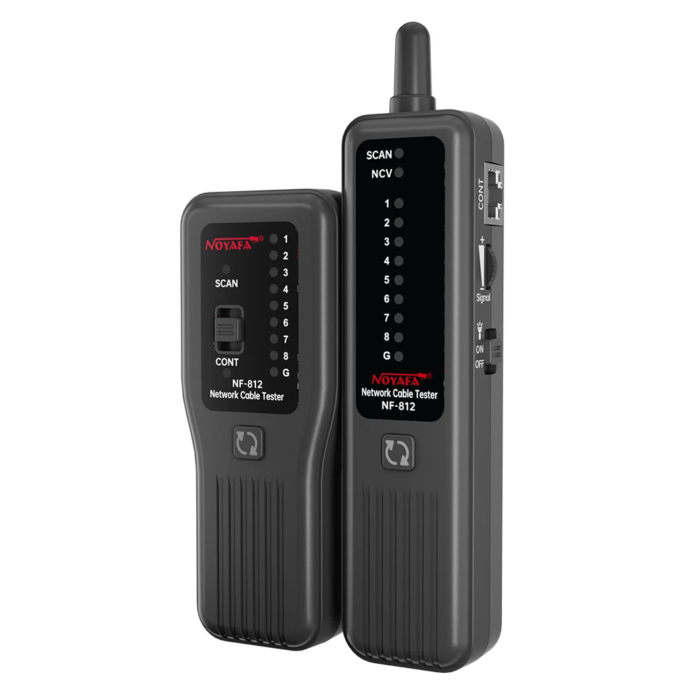 NF-812 Wire Tracker,Cable Finder Tone Generator Probe Tracer,Anti-Interference Multi-Function Finder for RJ11 RJ12 RJ45