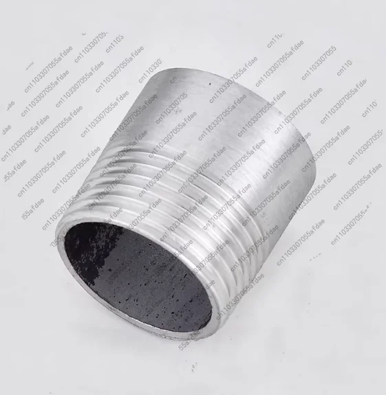2pcs stainless steel single head welded external thread external wire direct water pipe tooth head 1 2 3 4 points