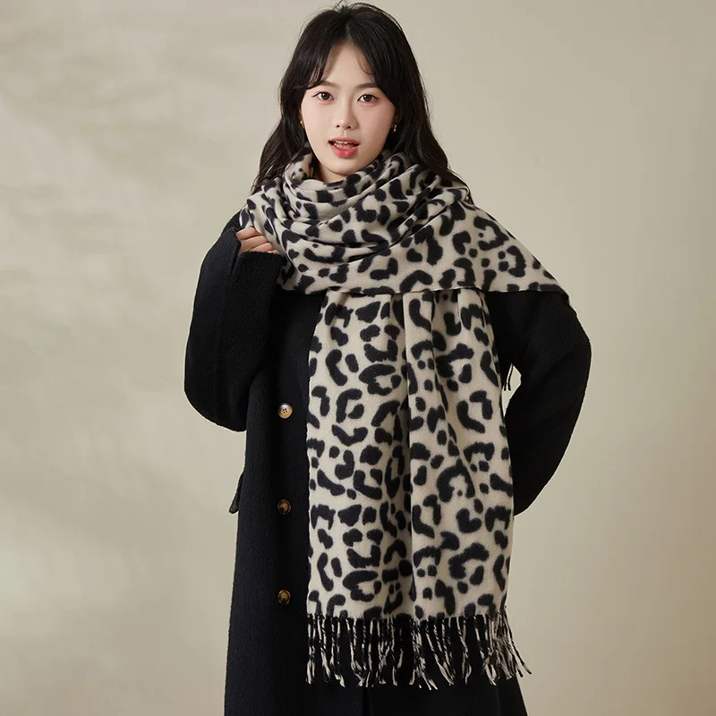 

Зимний термоудерживающий шарф унисекс, толстый флисовый утеплитель для шеи для мужчин и женщин, ветрозащитный уличный аксессуар, украшение подарка