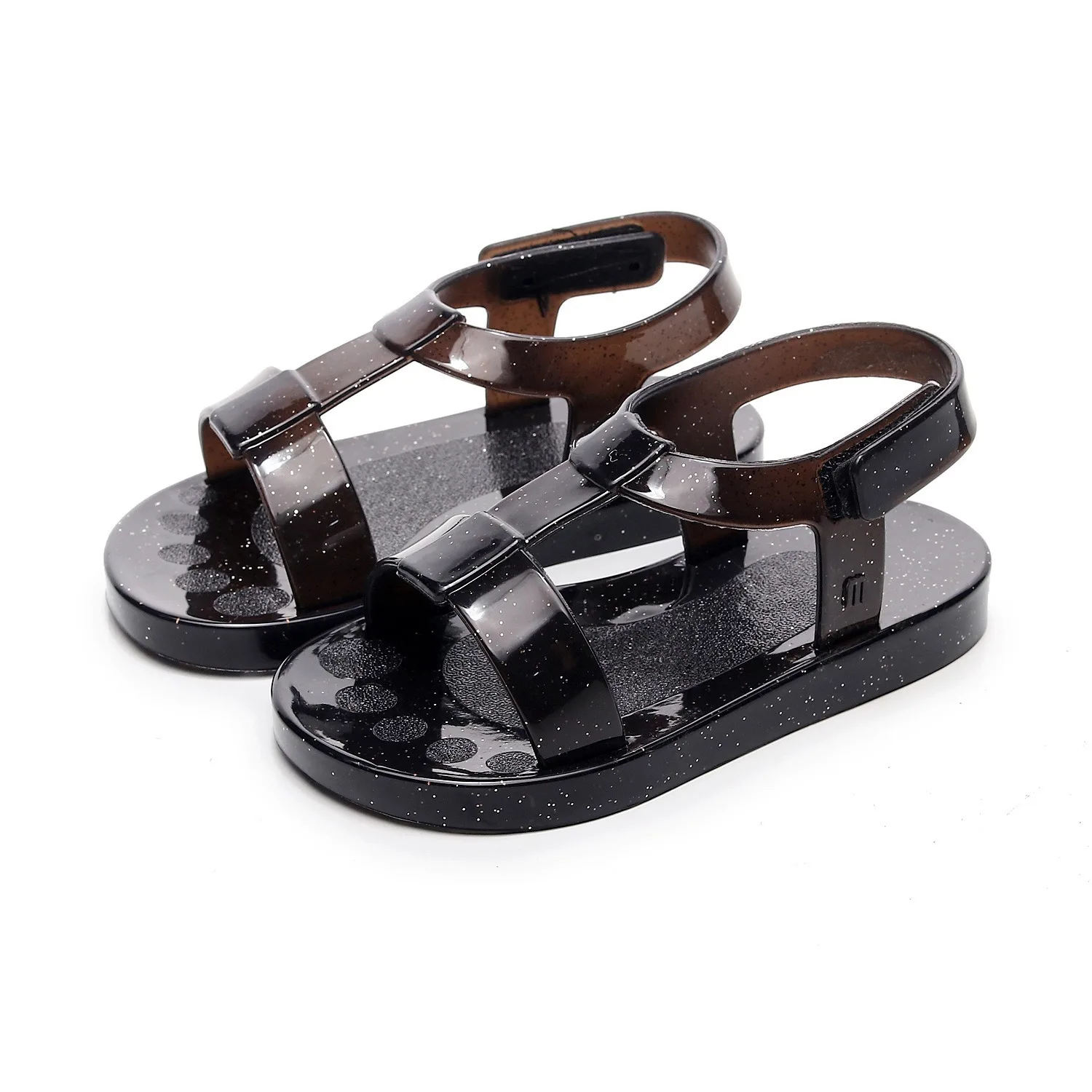 Neue Sommer-Kindersandalen mit weichem Boden und Klettverschluss, Gelee-Schuhe für Herren und Damen, coole Strandschuhe