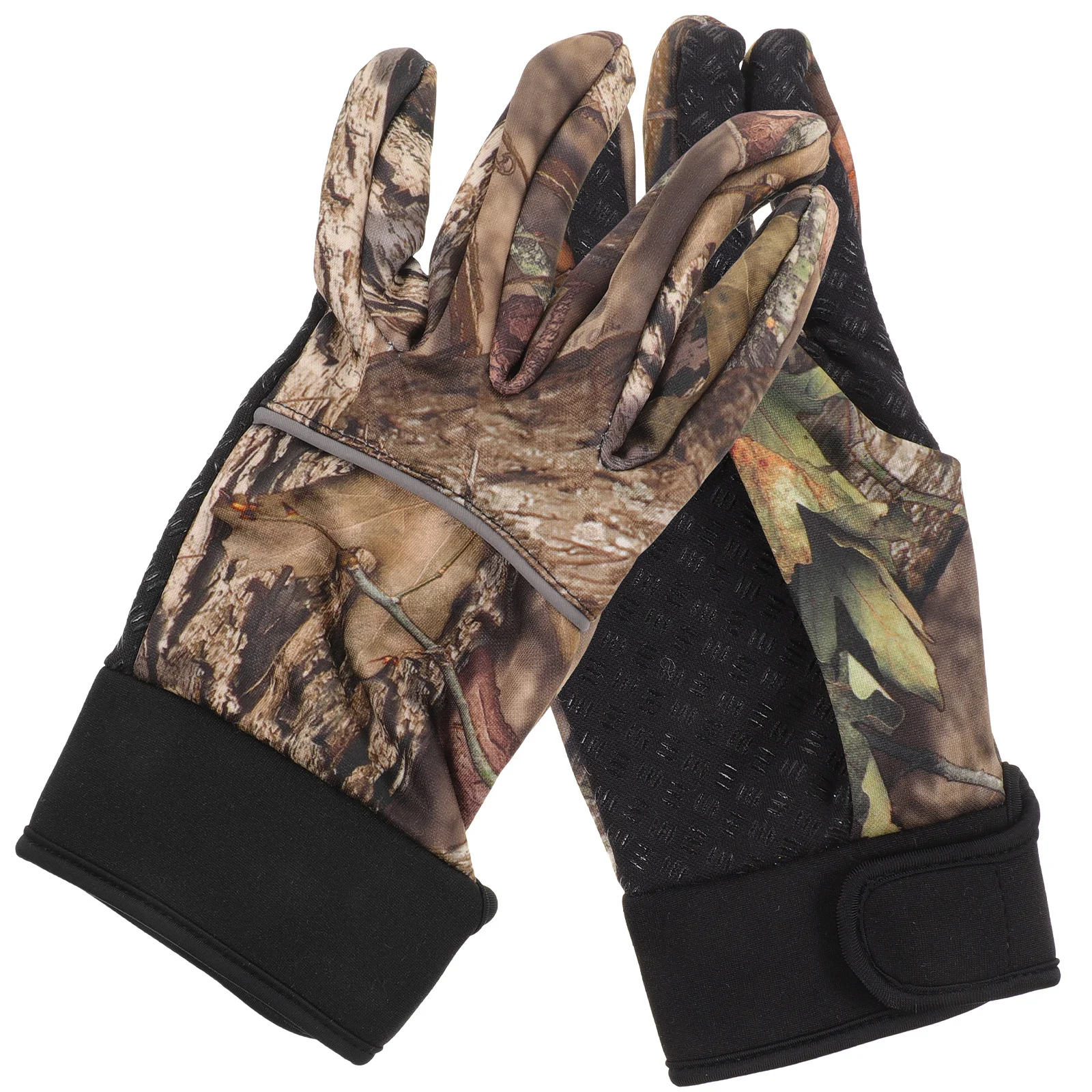 

Snowboarding Ski Gloves for Men Camo Jungle Cycling Mechanical Fingers Anti-slip Skiing Black