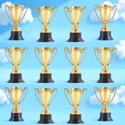 

16 Pcs Small Trophy Toys Plastic Kids Winner Awards Mini Celebration Gifts For Children Sports Day School Matches