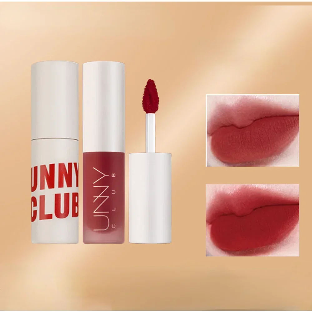 Unny Club Samt matte Tönung Lippen schlamm weichen Nebel samtig glatt lang anhaltende Frauen Schönheit flüssigen Lippenstift Lip gloss Make-up Kosmetik