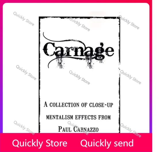 

Carnage by Paul Carnazzo Магические трюки (мгновенная загрузка) Быстрая отправка