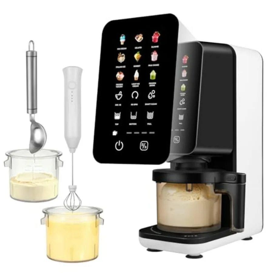 

Многофункциональная электрическая машина для приготовления мороженого 12-в-1: для мороженого, джелато, слаши, итальянского льда, сорбета, молочных коктейлей, замороженного йогурта, легкого мороженого