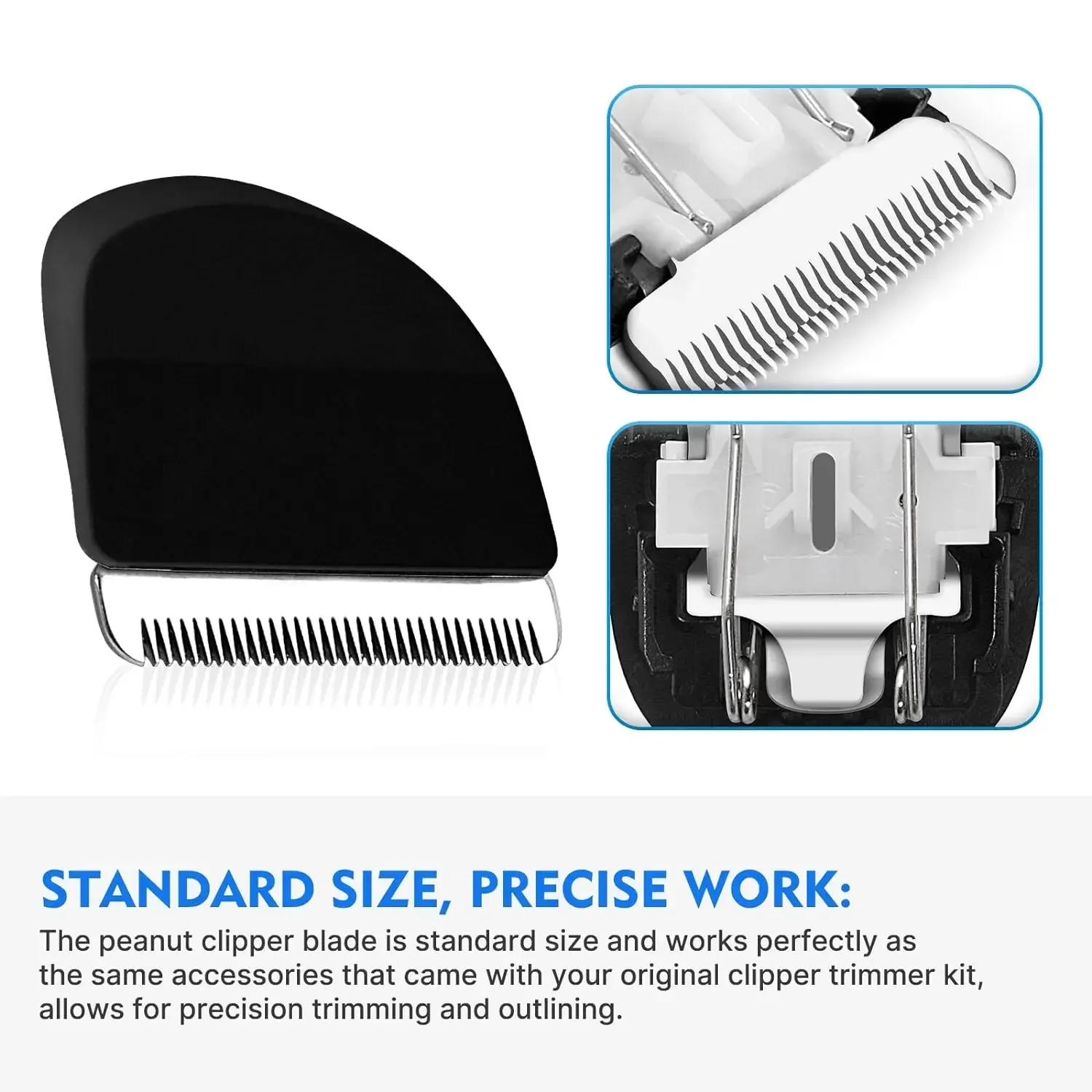 المهنية الفول السوداني المفاجئة على شفرات استبدال # 2068-300 لـ Wahl Peanut 8685, 8655, 8663, 8685-1701 ماكينة قص الشعر/قادين الشعر