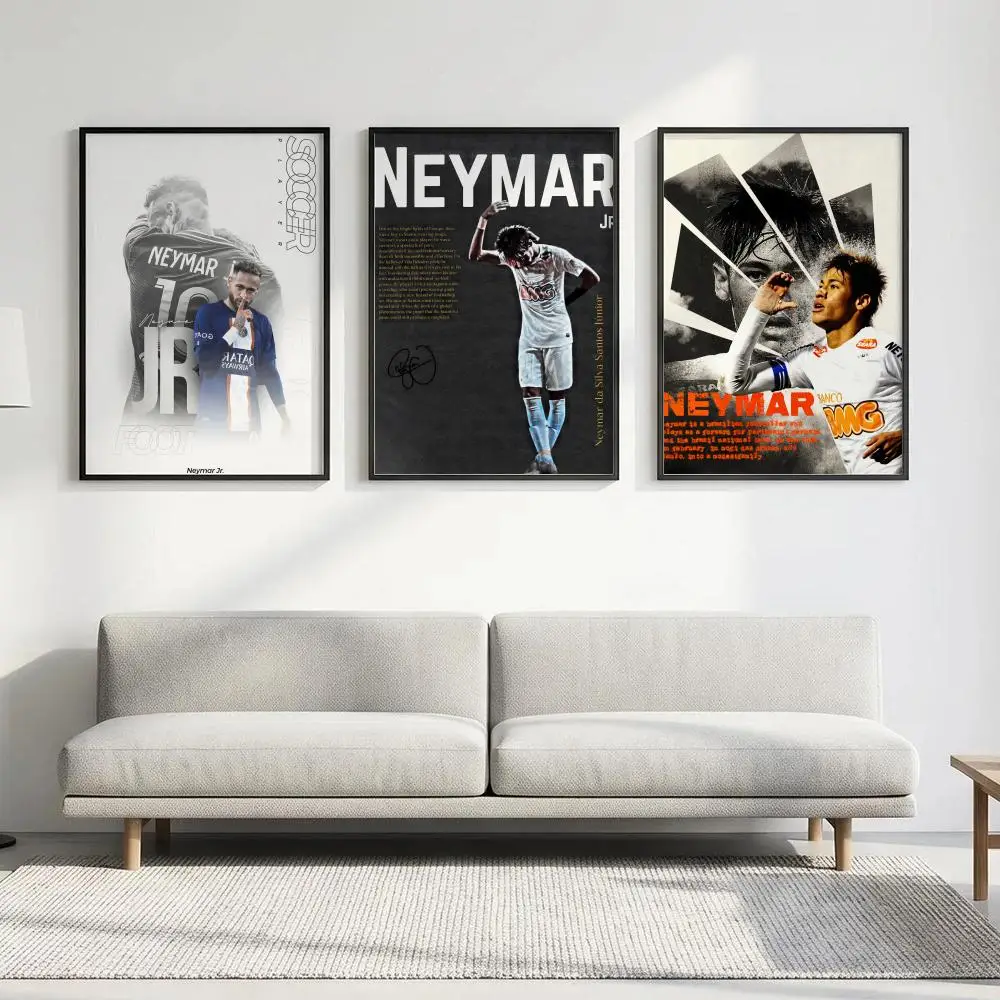 Sports N-Neymar Poster HD art, waterproof, sticky wall, home decoration (living room, bedroom, bar), aesthetic