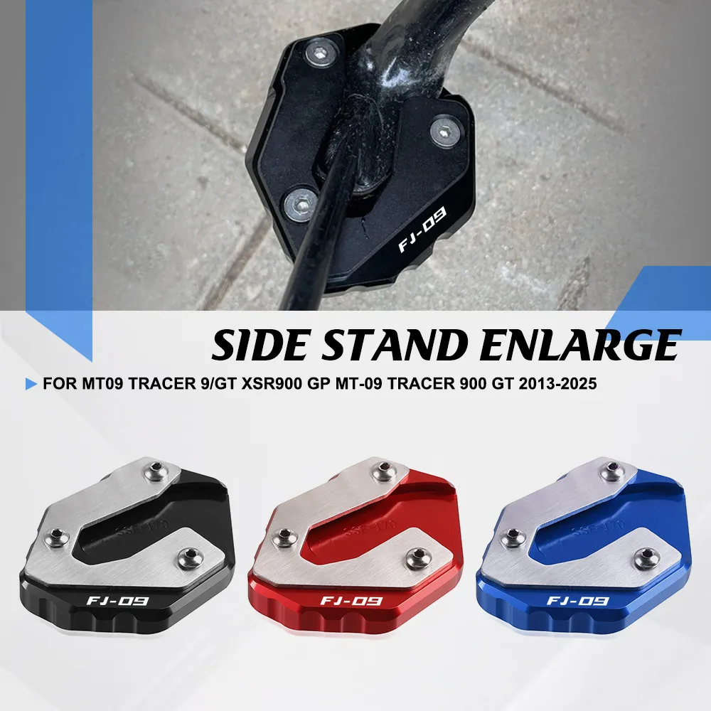 

CNC Side Stand Enlarge Kickstand Sidestand Foot Enlarger For Yamaha MT09 Tracer 9/GT XSR900 GP MT-09 Tracer 900 GT 2013-2025