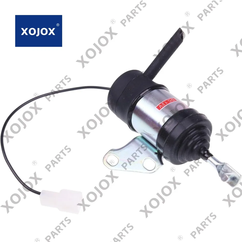 

xojox ZTUOAUMA Fuel Shut Off Solenoid 16851-60014 052600-4531 for Kubota Tractor B7410D BX1500D BX1800D RTV900R RTV900S RTV900T