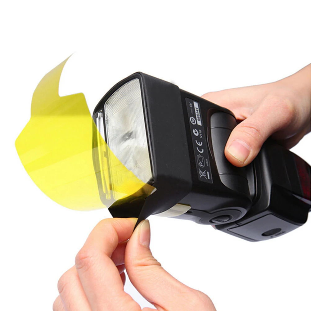 20Pcs Camera Flash Color Gels Filter Set Photographic Gel Filters for Studio Photography Lighting