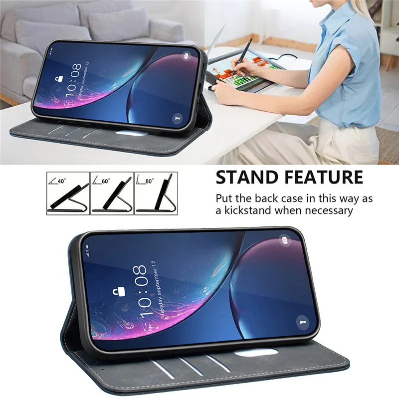 Luxury Magnetic Flip Leather Phone Case For Infinix Smart 20 10 Hot 70 Note 60 50 40 Pro+ Plus 5G Wallet Anti-theft Cover Cases - view 4
