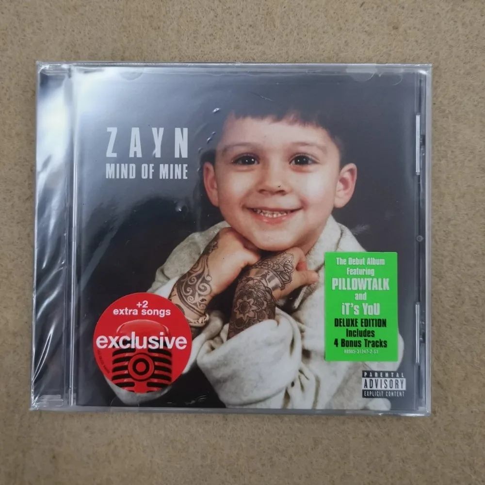 Zayn Mind of Mine CD |   Album R&B Édition Deluxe |   Chansons Pop Alternatives |   Disque de musique vocale unique |   CD audio pour voiture et maison