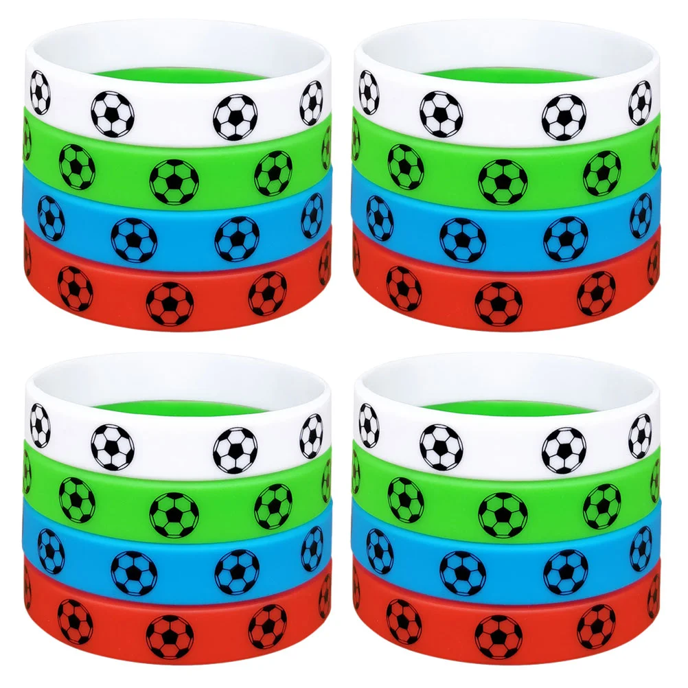 

Football Wristband Bracelet Wristbands Wear-resistant Play Silica Gel Portable Man for Men