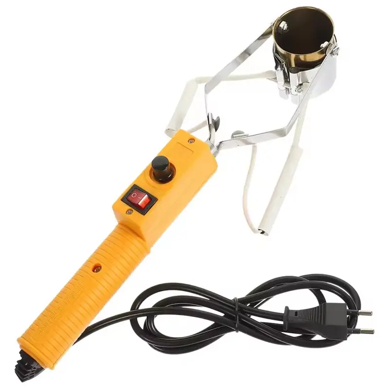 SYW-150W Adjustable Temperature Handheld Electric Tin Melting Pot Furnace For Metal Pendants - EU Plug