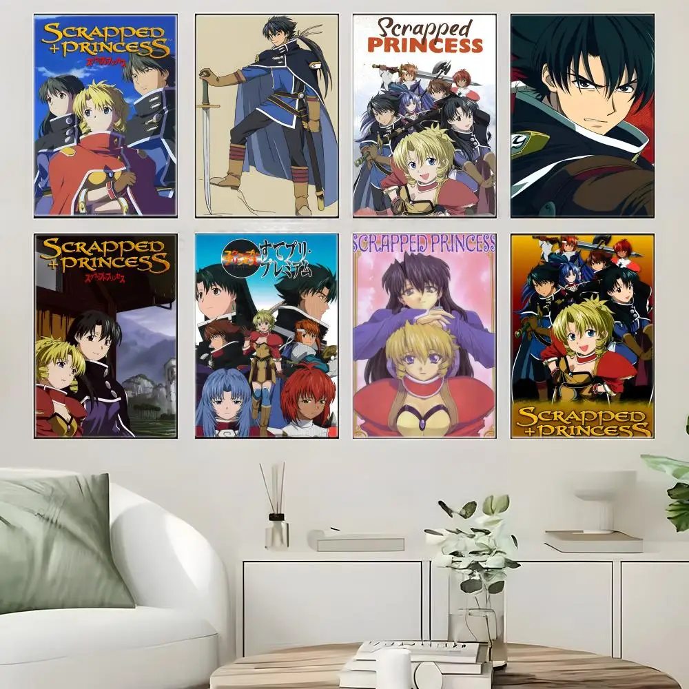 Vintage Anime S-Scrapped Princess Poster Crease Free Waterproof Durable All Space Wall Decor