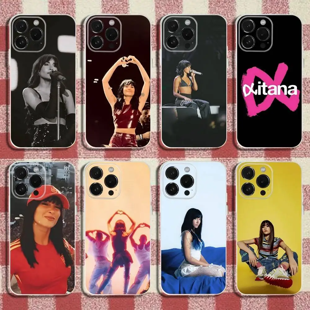 

Singer A-Aitana Alpha Phone Case For iPhone 16,15,14,13,12,11 Pro,Max,Plus,X,XS,XR,SE,Mini Transparent Silicone Soft