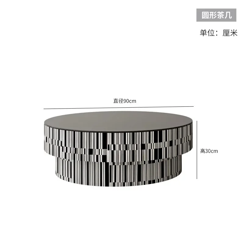 [Today's special offer] High-end coffee table light luxury modern small apartment simple living room designer personalized