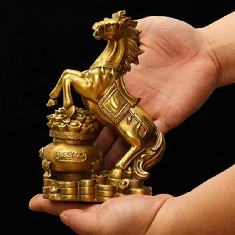 Lucky fortune auspicious immediately rich Manwei horse Hexi decoration horse to success Feng Shui decoration