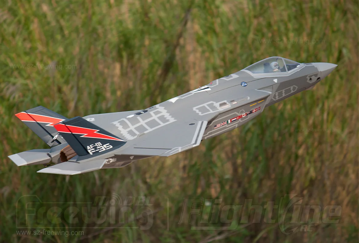 Freewing 70 مللي متر F35 أنبوبي 1/13 طائرة مقاتلة لجميع الأحوال الجوية طائرة Rc مجمعة نموذج جناح ثابت نموذج مقاتلة متقدمة #4