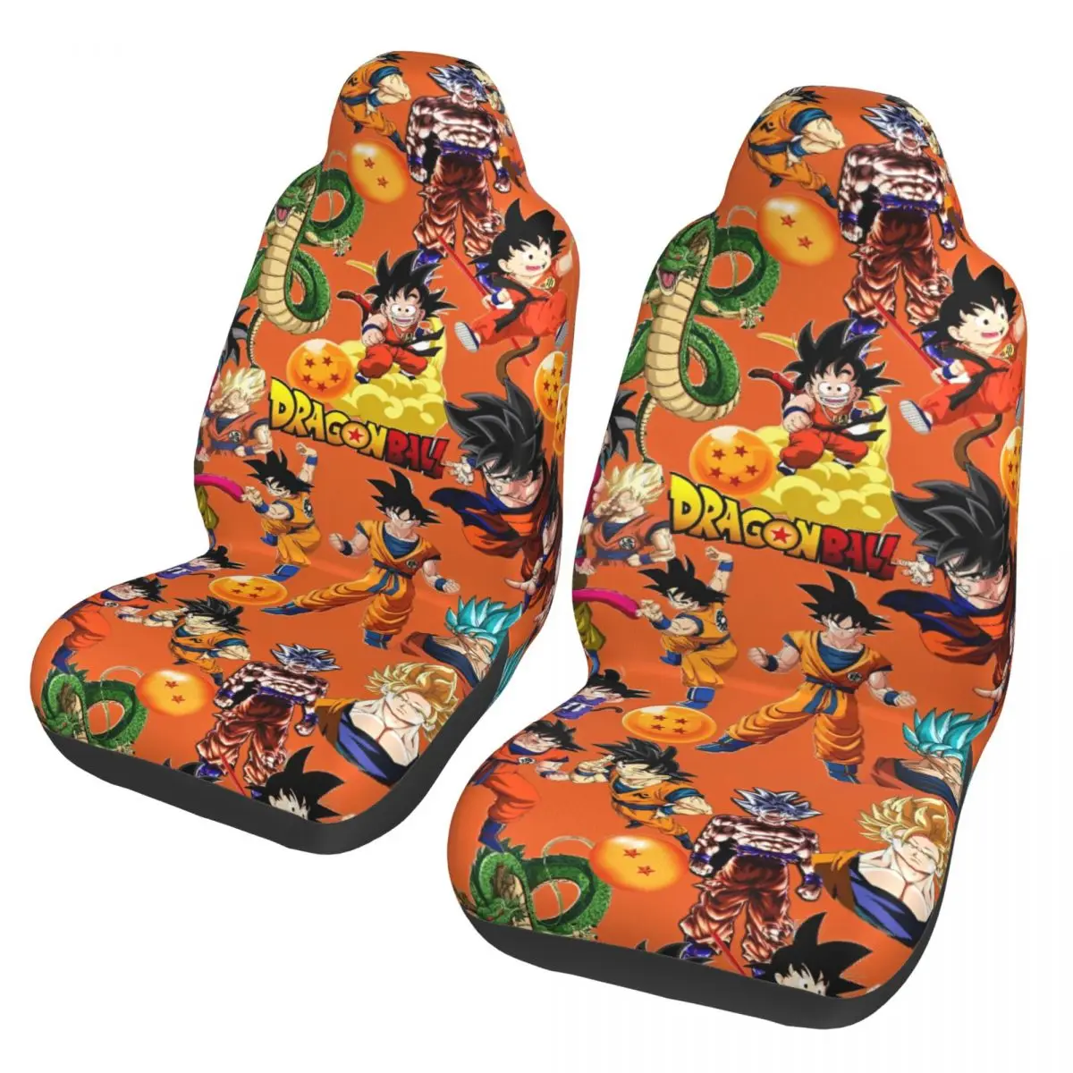 

DBZ Universal Car Seat Cover Four Seasons Travel Super Saiyan Goku Car Seat Protector Polyester Car Accessories