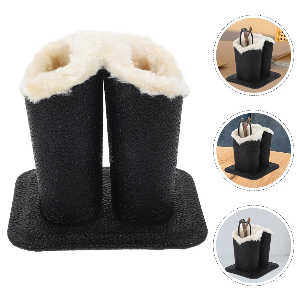 

2 pcs Glasses Display Stand Lined Scratch Resistant Holder For Desk Nightstand Table Eyewear Organizer Sunglass Holder Home