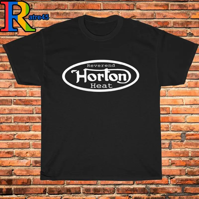 Nueva camiseta Reverend Horton Heat Logo negro gris blanco azul marino talla S 5XLT
