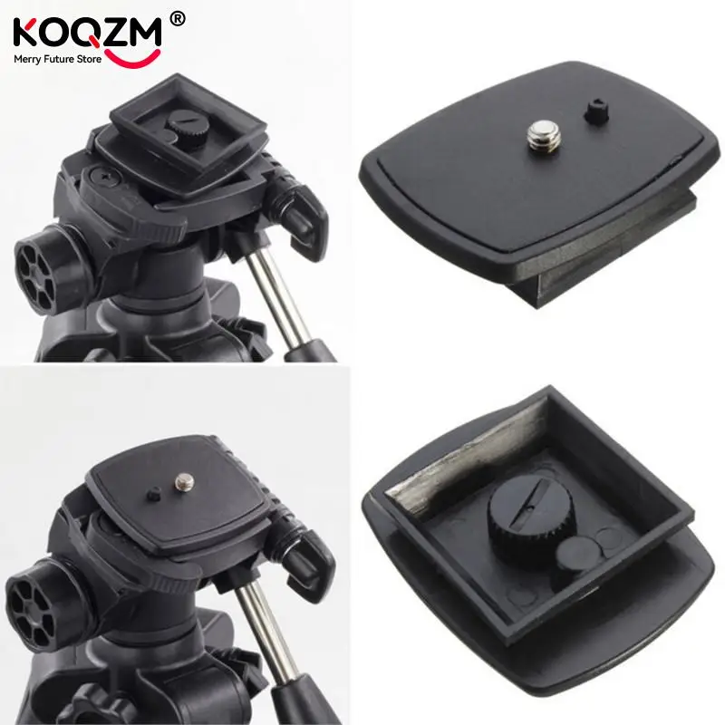 Quick Release Plate Universal Tripod Monopods Head Screw Adapter Mount For SoNY VCT-D580RM/D680RM For Velbon CX-888 460 570 690