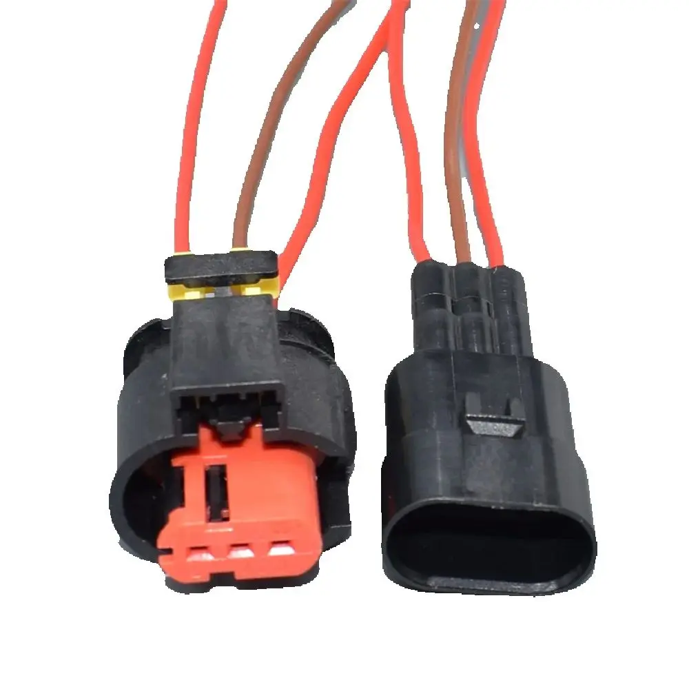shhworldsea 3 Way Car Connector 284426-1 284425-1 Car Plug  Auto High Voltage Package Ignition Coil Socket With Terminal