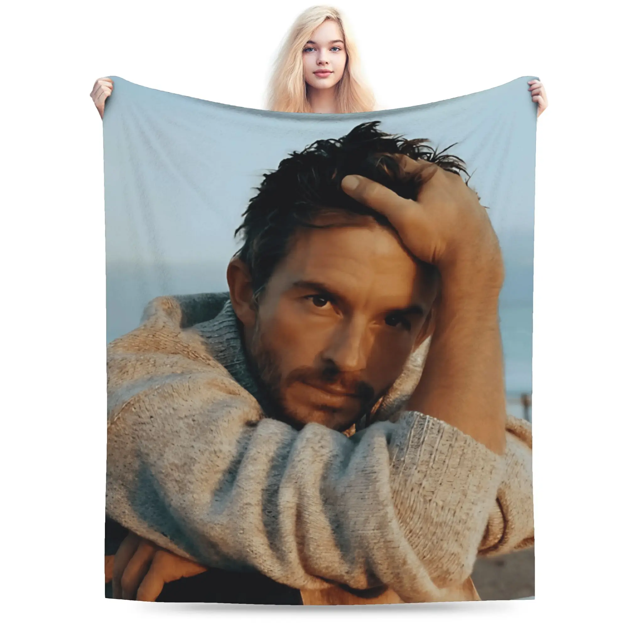 Super Warm Blanket Students Travel Jonathan Bailey  Bedding Throws  Flannel Bedspread For Outdoor Pattern Sofa Bed Cover