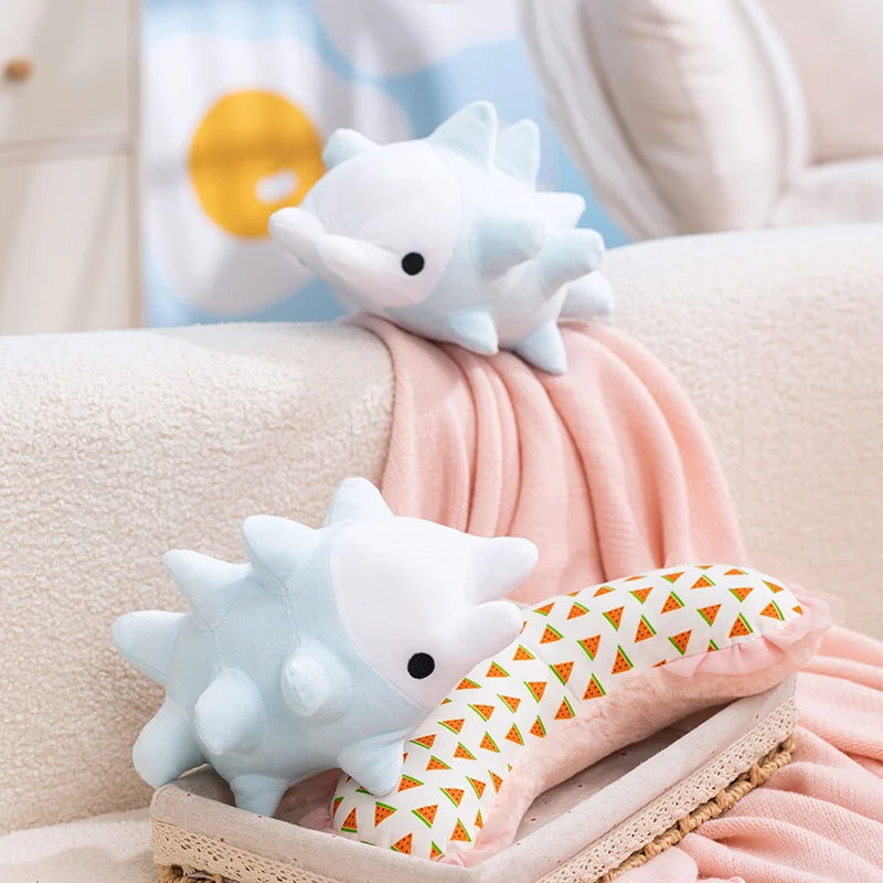 Snom Plüschpuppe, schöne Eisfigur, weiches, flauschiges Sammelspielzeug für Spiele- und Anime-Fans, für den Innenbereich, Tischdekoration, Heimdekoration – Detail 13