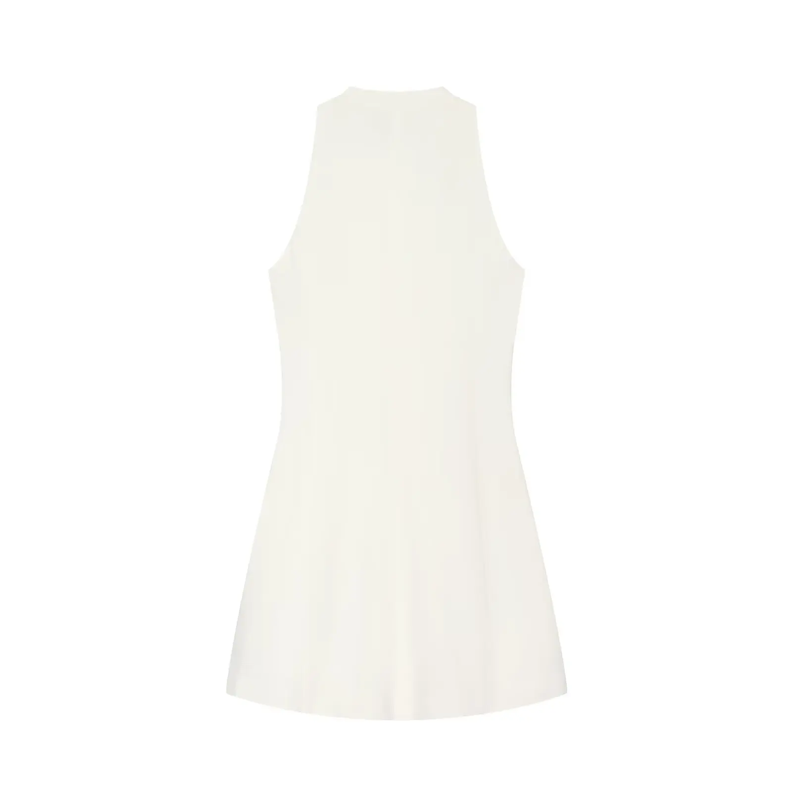 BSAY Women Sleeveless Stand Collar Mini Dress Asymmetric Double Breasted Button Military Style A Line Short Dress Fake Pockets