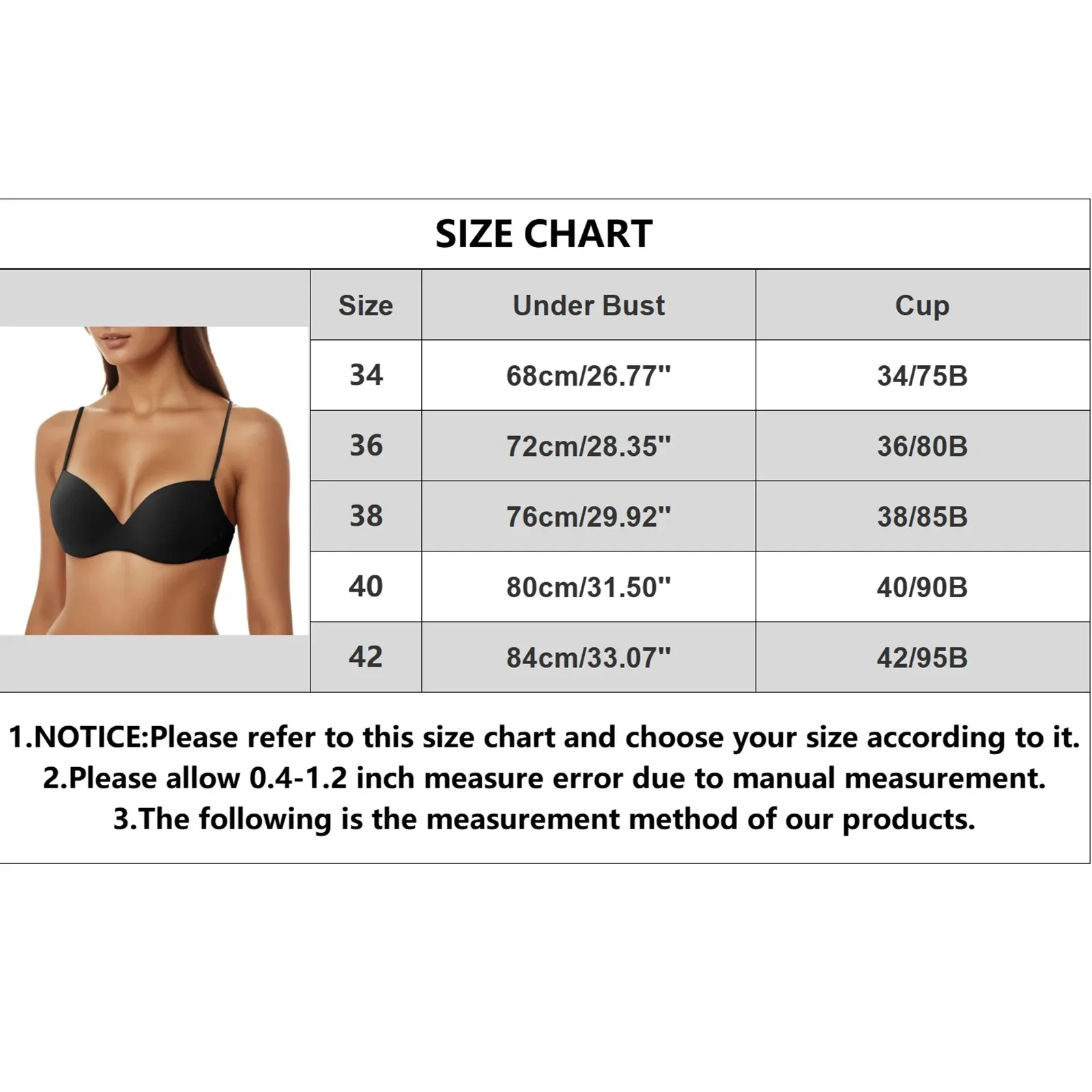 Seamless Bras for Women Push Up Bras No Wire Brassiere A B Cup Underwear Sexy Bralette Three Quarters(3/4 Cup) Lingerie Bra