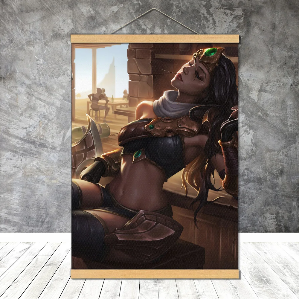 Sivir  League Of Legends LOL Video Game Canvas Painting Arcane Poster  Animation Tapestry Design Creativity