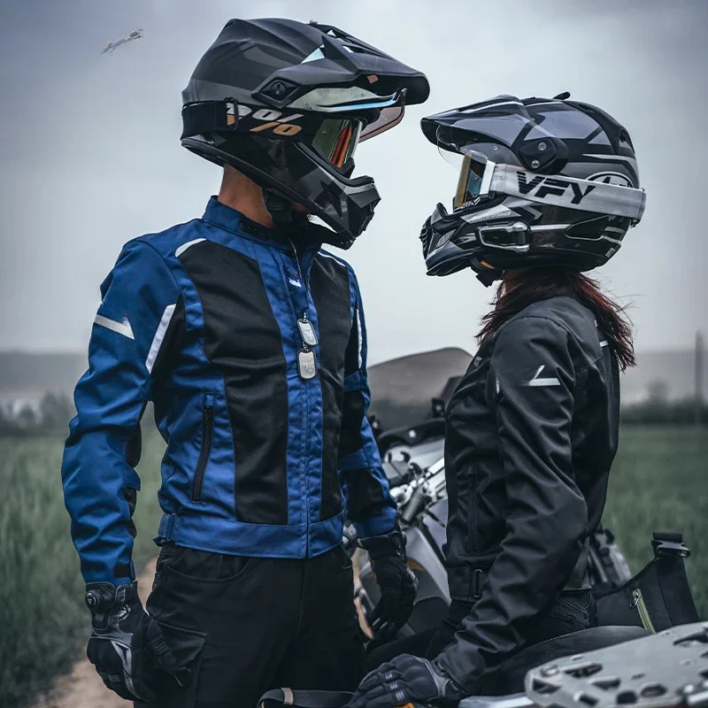 

Four seasons waterproof couple anti-fall breathable motorcycle protective clothing, windproof warm wear-resistant armor