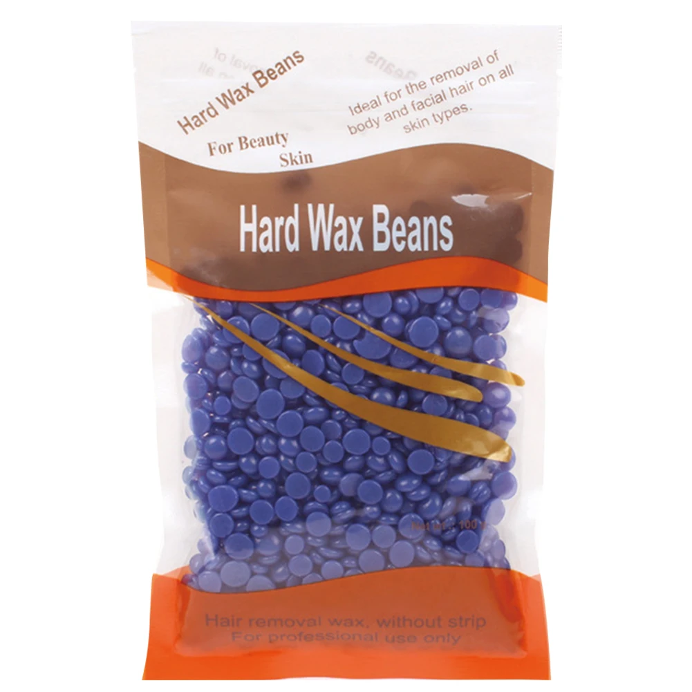 100g Depilatory Hard Wax Beans Hair Removal Wax Beads with Natural Ingredient for All Body and Bikini Areas