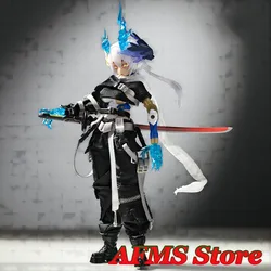 SHF 1/12 Anime Mobile Suit Girl Shirt Cargo Pants Boots Marginal Walker Series Battle Gang Pioneer Clothes For 6