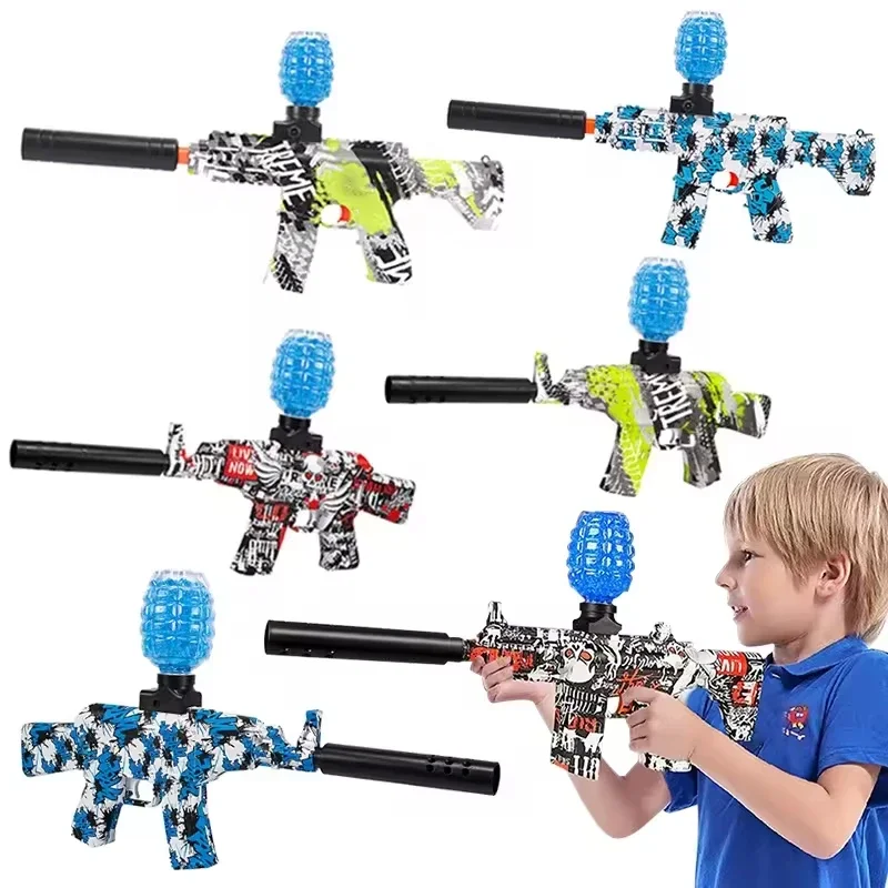 Kids splatter ball Water gel Beads toy Guns Electric Gun Toys Firing Hydrogel Water Ball  Guns Children Sports Toys